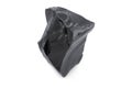 Black obsidian in white background Royalty Free Stock Photo