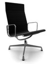 Black office chair isolated on white Royalty Free Stock Photo