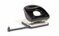 Black office puncher over white background Royalty Free Stock Photo