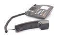 Black office telephone