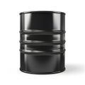 Black oil barrel, steel can