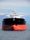 Black oil tanker Royalty Free Stock Photo