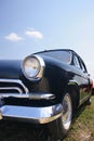 Black old car 1950s Royalty Free Stock Photo