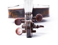 Black old violin Royalty Free Stock Photo