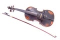 Black old violin Royalty Free Stock Photo