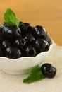 Black olives close up Royalty Free Stock Photo