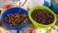 Black Olives for Sale, Greek Street Market Royalty Free Stock Photo