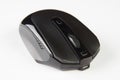 Black optical computer mouse Royalty Free Stock Photo