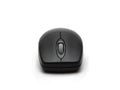 Black optical computer mouse on a white background Royalty Free Stock Photo