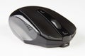 Black optical computer mouse Royalty Free Stock Photo