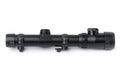 Black optical scope for weapon isolated on white Royalty Free Stock Photo