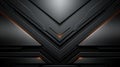 Black and orange abstract gaming background. Futuristic technology style
