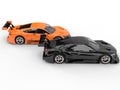 Black and orange awesome concept sports cars