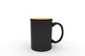 Black Orange Coffee Mug