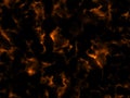Black and orange dark fantasy alien surface