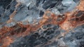 Black And Orange Marble Abstract Pattern - High Quality Seamless 2d Design Royalty Free Stock Photo
