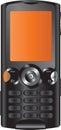 Black and orange mobile phone Royalty Free Stock Photo