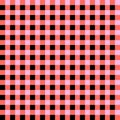 Black Orange Pink Chessboard Checkered Gingham Y2K Pattern Royalty Free Stock Photo