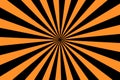 Black and orange radial Ray& x27;s , Halloween background .