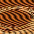 Black orange ripples 2 Royalty Free Stock Photo
