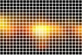 Black orange yellow abstract rounded mosaic background over Royalty Free Stock Photo