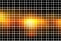 Black orange yellow square mosaic background over white Royalty Free Stock Photo