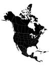 Map of North America