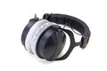 Black over ear wireless headphone Royalty Free Stock Photo