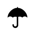 Black Package symbol. Keep dry. For banner, general design print and websites.