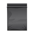 Black packing bag product icon