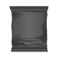 Black packing bag product icon