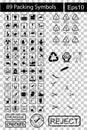 89 black Packing Symbols