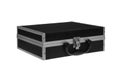 Black padded aluminum briefcase