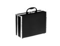Black padded aluminum briefcase