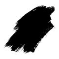 Free hand brush stroke black vector icon. Hand drawn grunge style isolated element Royalty Free Stock Photo