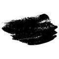 Free hand brush stroke black vector icon. Hand drawn grunge style isolated element Royalty Free Stock Photo