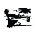 Black paint strokes abstract textute trendy layout