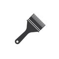 Black paintbrush icon Royalty Free Stock Photo