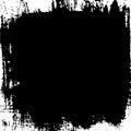 Black painted vector background