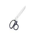 Black pair of scissors icon illustration Royalty Free Stock Photo