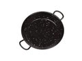 Black pan for spanish rice Royalty Free Stock Photo