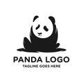 Black panda logo
