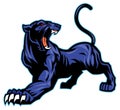 Black panther mascot Royalty Free Stock Photo