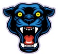 Black panther mascot Royalty Free Stock Photo