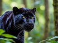 Black panther (Panthera leo)
