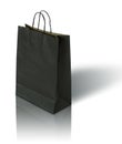 Black paper bag