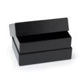 Black Paper Box isolated on white