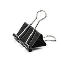 Black paper clip Royalty Free Stock Photo