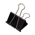 Black paper clip Royalty Free Stock Photo