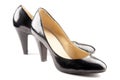 Black patent-leather shoes